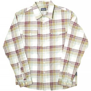 パタゴニア(patagonia)のPATAGONIA パタゴニア 13SS M'S L/S BUCKSHOT SHIRT メンズ・ロングスリーブ・バックショット・シャツ 53856 S CBW(パープル/オフホワイト) 長袖 チェック フランネル トップス【中古】【PATAGONIA】(シャツ)