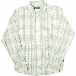 パタゴニア(patagonia)のPATAGONIA パタゴニア 12AW M'S L/S BUCKSHOT SHIRT メンズ・ロングスリーブ・バックショット・シャツ 53856 S CJR(ブルー/オフホワイト) 長袖 チェック フランネル トップス【中古】【PATAGONIA】(シャツ)