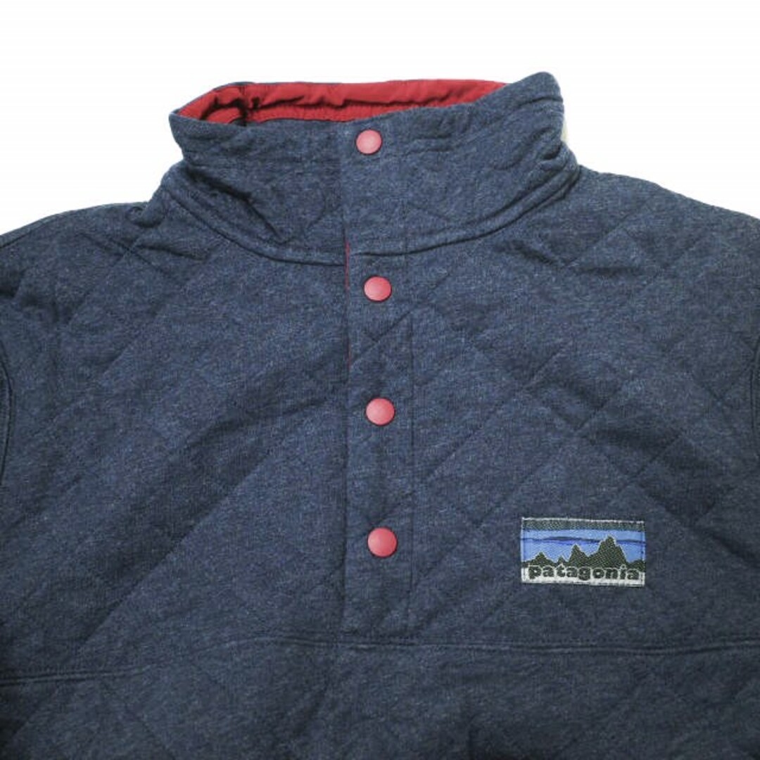 patagonia(パタゴニア)のPATAGONIA パタゴニア 13AW Men's Diamond Quilt Snap-T Pullover 40周年記念モデル ダイヤモンドキルトスナップTプルオーバー 25425 XS Classic Navy (CNY) アウター【新古品】【中古】【PATAGONIA】 メンズのジャケット/アウター(ブルゾン)の商品写真