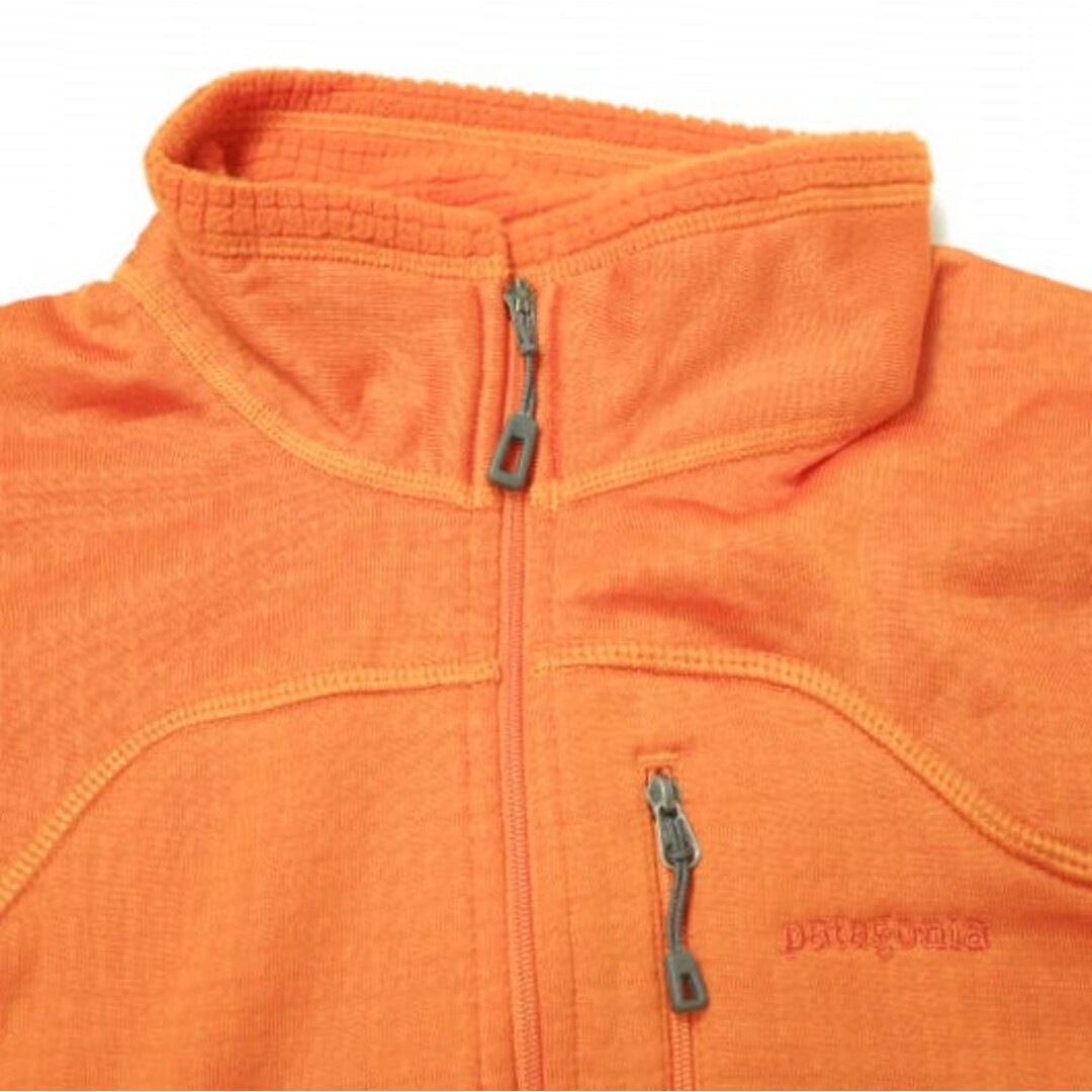 patagonia(パタゴニア)のPATAGONIA パタゴニア 12AW R1 PULLOVER R1 プルオーバー 40107 S TMI(オレンジ) レギュレーター ポーラテック パワードライ フリースジャケット アウター【中古】【PATAGONIA】 メンズのジャケット/アウター(ブルゾン)の商品写真