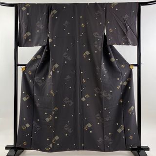 小紋 身丈159.5cm 裄丈66cm 正絹 秀品 【中古】(着物)