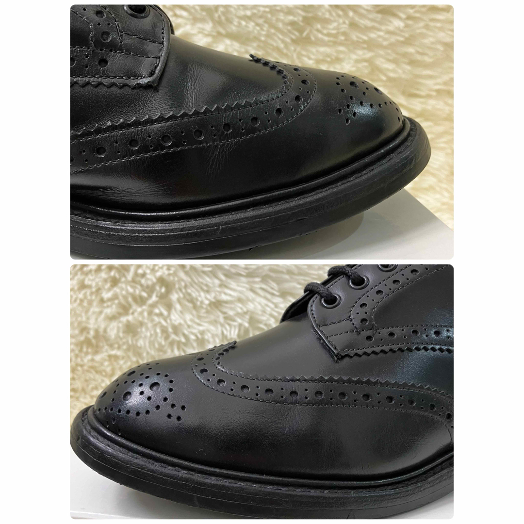 Trickers(トリッカーズ)のトリッカーズ Trickers バートン カントリーシューズ ウィングチップ 黒 メンズの靴/シューズ(ドレス/ビジネス)の商品写真