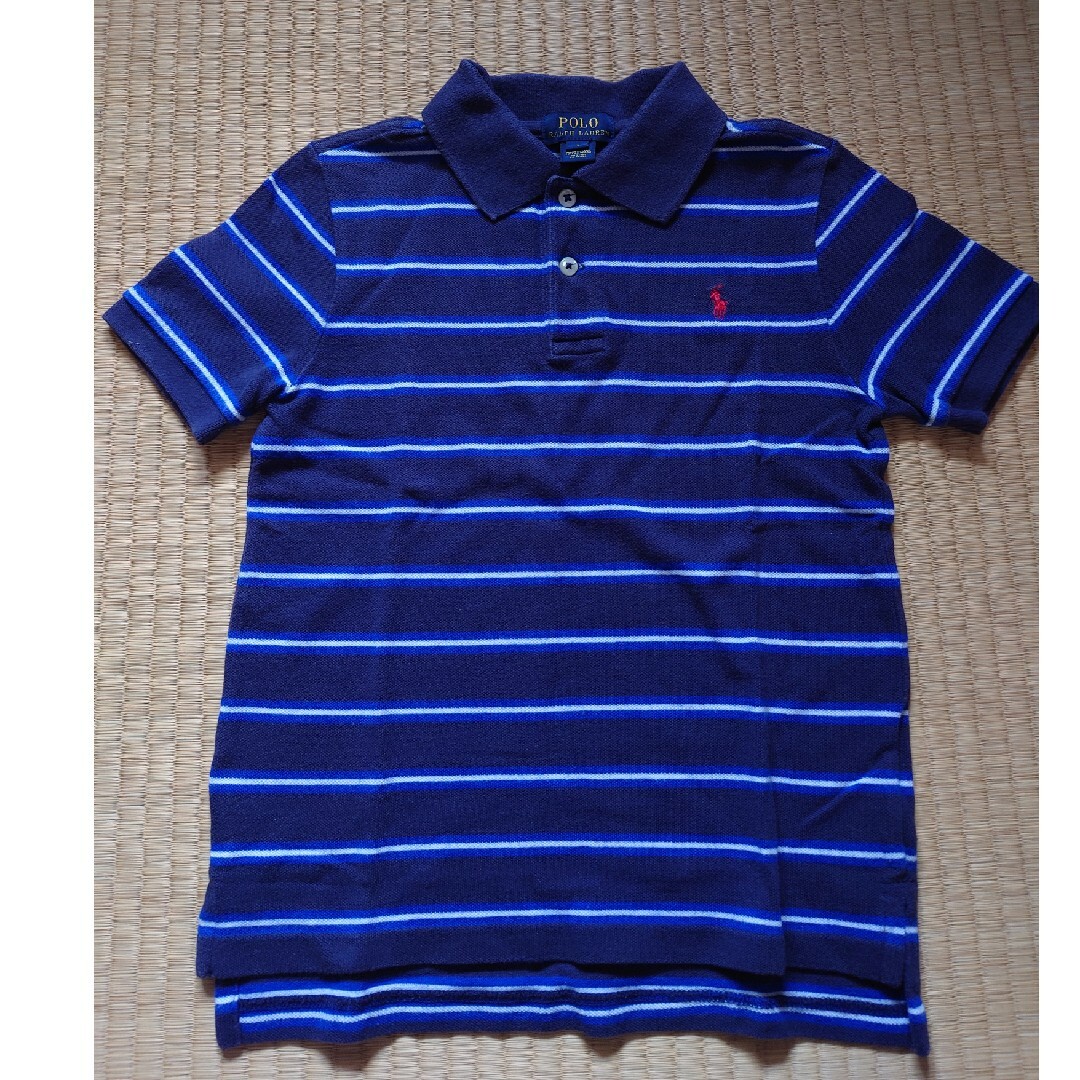 Ralph Lauren(ラルフローレン)の美品　ラルフ・ローレン　ポロシャツ　110 ネイビー　キッズ　男の子　POLO キッズ/ベビー/マタニティのキッズ服男の子用(90cm~)(Tシャツ/カットソー)の商品写真