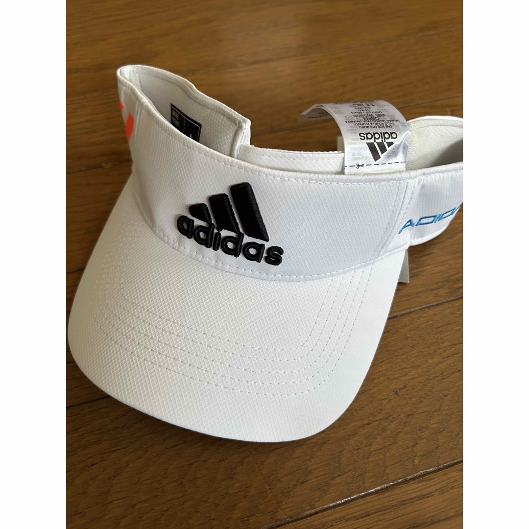 adidas(アディダス)の【新品】アディダス　ゴルフ　サンバイザー メンズの帽子(サンバイザー)の商品写真