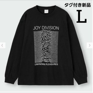 ジーユー(GU)の新品　Joy Division　Tシャツ　カットソー　ブラック　黒　GU　L(Tシャツ/カットソー(七分/長袖))