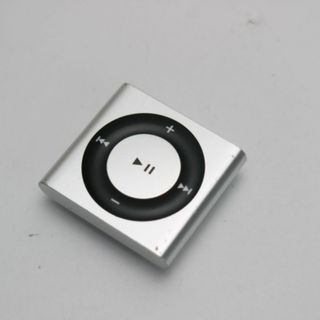 アイポッド(iPod)の超美品 iPod shuffle 第4世代 シルバー  M444(ポータブルプレーヤー)