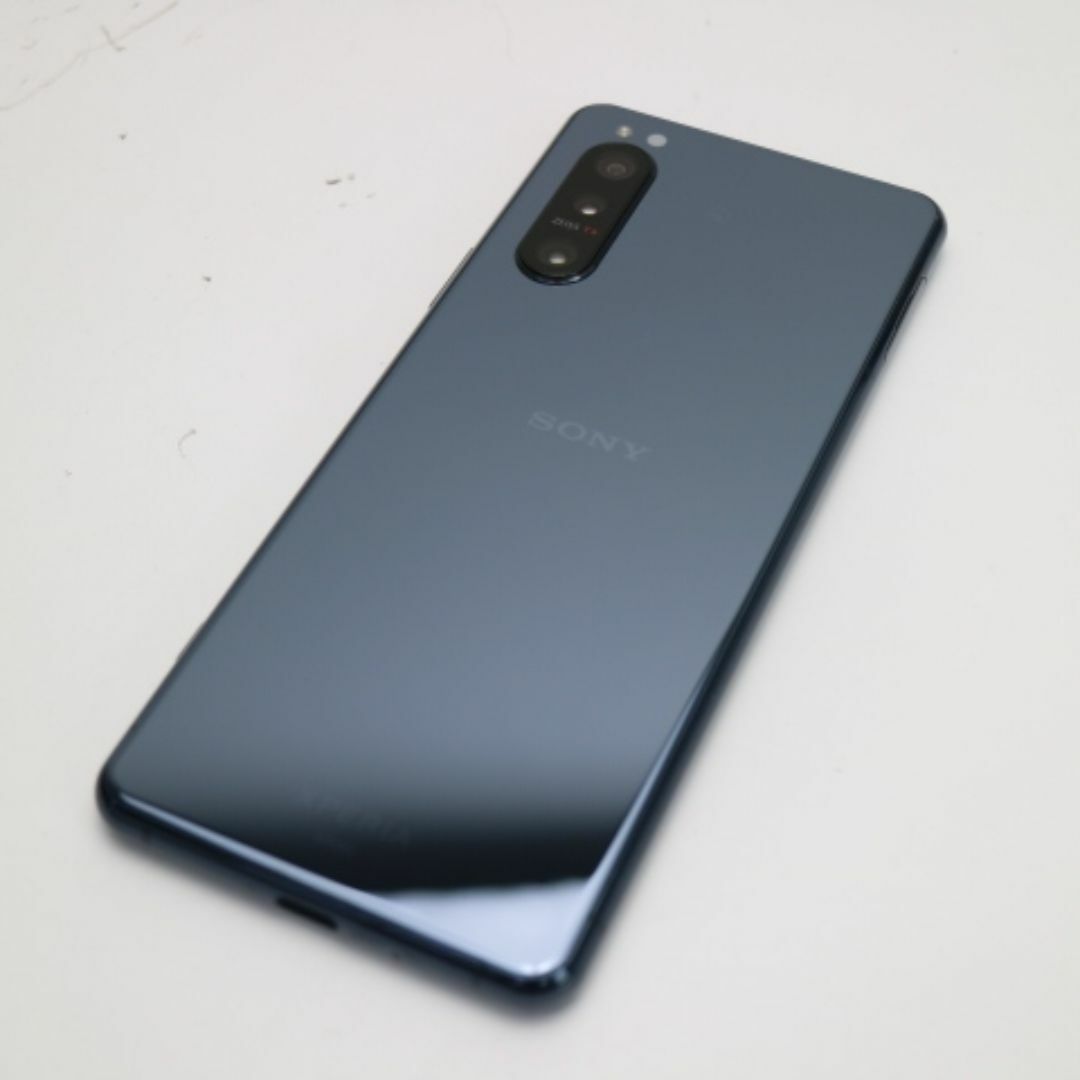 Xperia(エクスペリア)の超美品 SOG02 Xperia 5 II ブルー M444 スマホ/家電/カメラのスマートフォン/携帯電話(スマートフォン本体)の商品写真