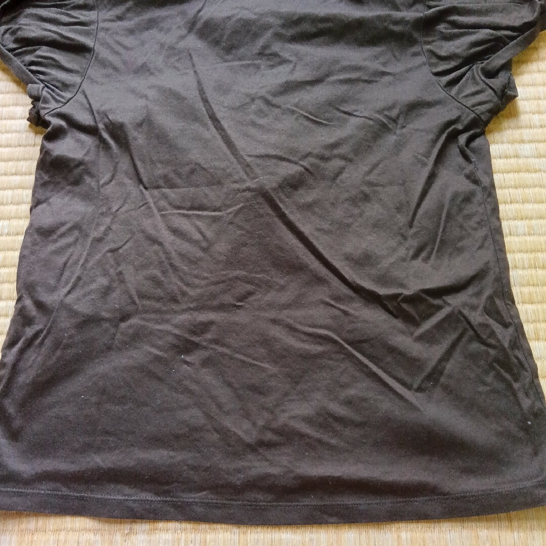 ブラウン色　半袖ポロシャツM レディースのトップス(ポロシャツ)の商品写真