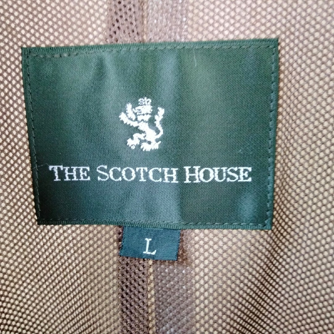 VINTAGE(ヴィンテージ)のTHE SCOTCH HOUSE アースカラー　ナイロンジャケット　古着 メンズのジャケット/アウター(ナイロンジャケット)の商品写真