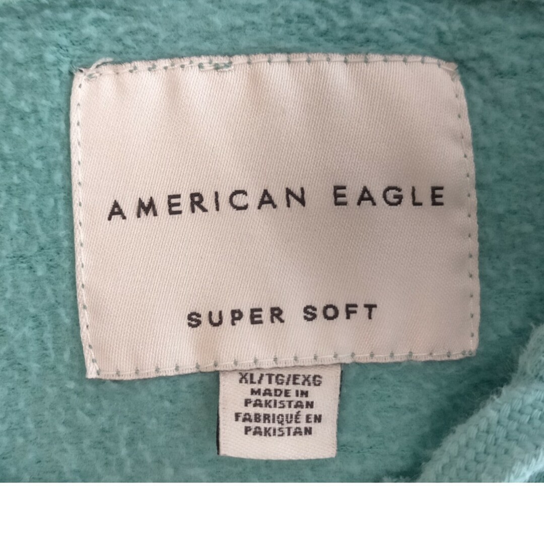 American Eagle(アメリカンイーグル)のアメリカンイーグルパーカー緑スーパーソフトXL メンズのトップス(パーカー)の商品写真