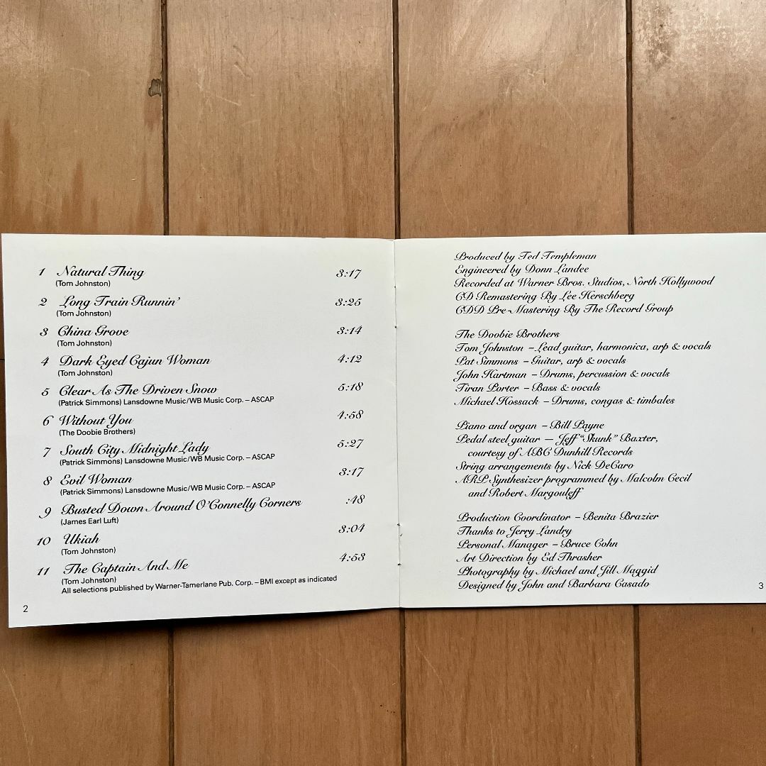 【CD】ドゥービー・ブラザーズ『キャプテン・アンド・ミー』国内盤 エンタメ/ホビーのCD(ポップス/ロック(洋楽))の商品写真