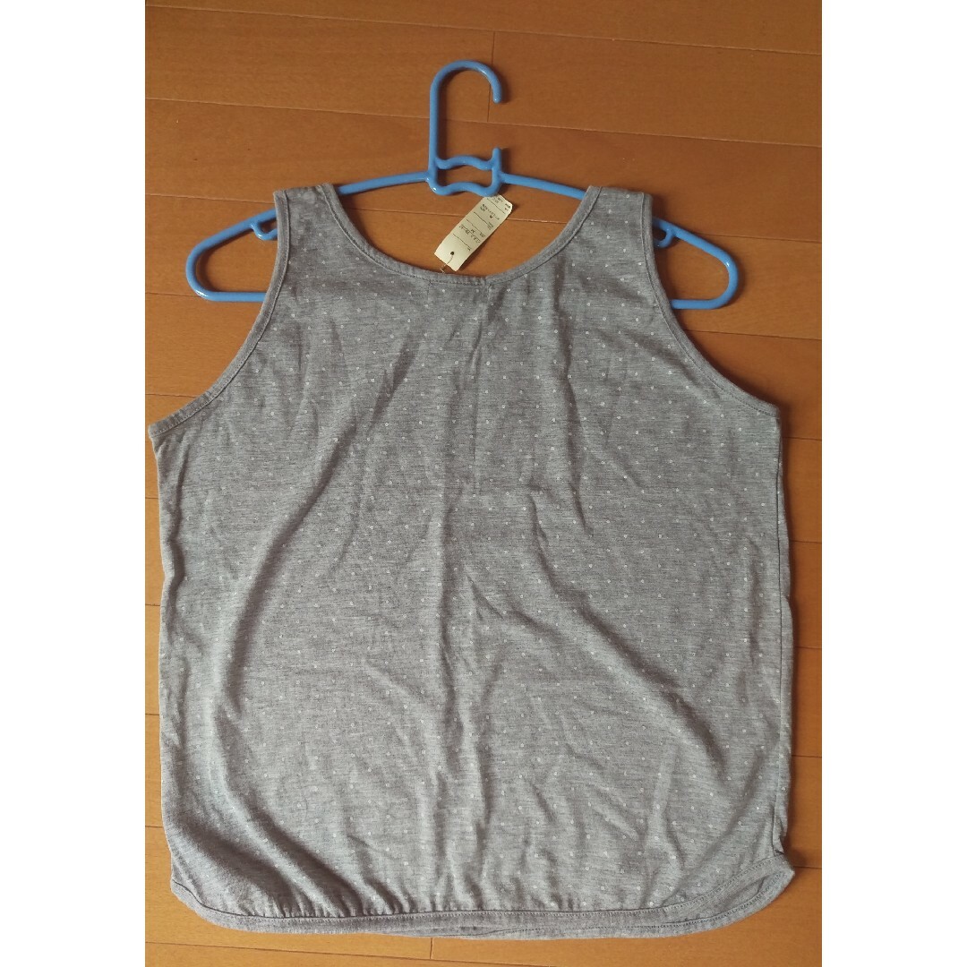 Wink Win タンクトップ　ドット　水玉　グレー　M メンズのトップス(Tシャツ/カットソー(半袖/袖なし))の商品写真