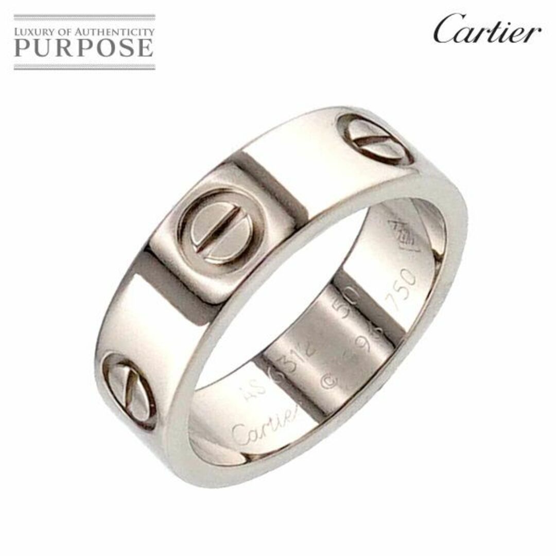 Cartier(カルティエ)のカルティエ Cartier ラブ #50 リング K18 WG ホワイトゴールド 750 指輪 VLP 90224448 レディースのアクセサリー(リング(指輪))の商品写真