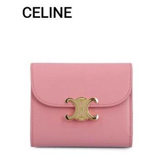 セリーヌ(celine)の【CELINE 】スモールウォレット トリオンフ / シャイニーカーフスキン(財布)