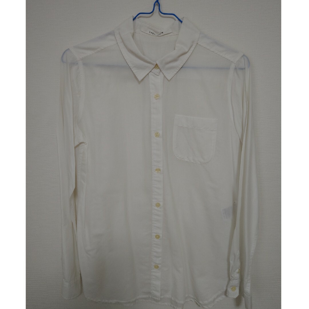 N.Natural beauty basic(エヌナチュラルビューティーベーシック)のシャツ　白 レディースのトップス(シャツ/ブラウス(長袖/七分))の商品写真