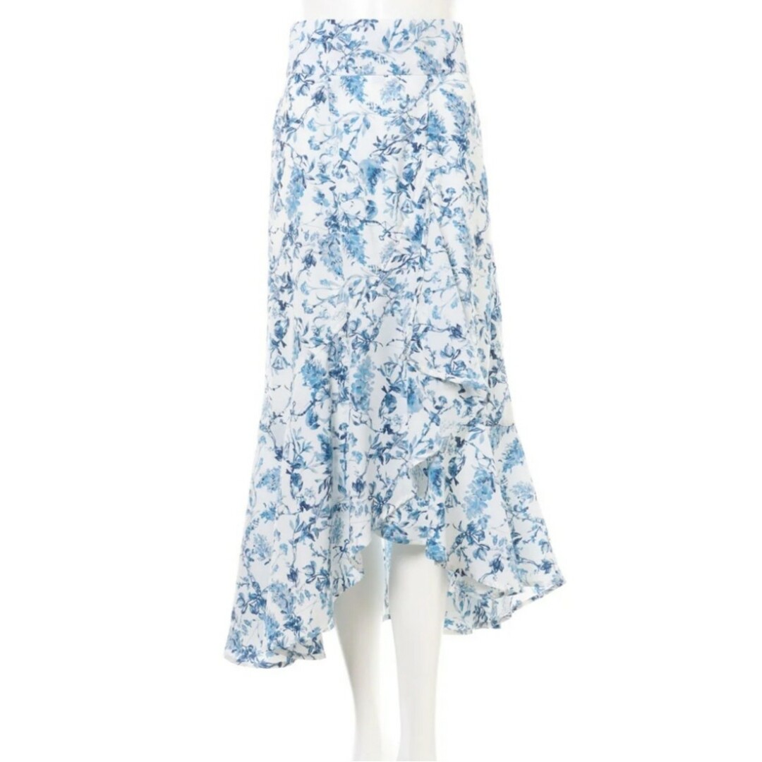 INGNI(イング)のイング INGNI ラッフル花柄スカート レディースのスカート(ロングスカート)の商品写真