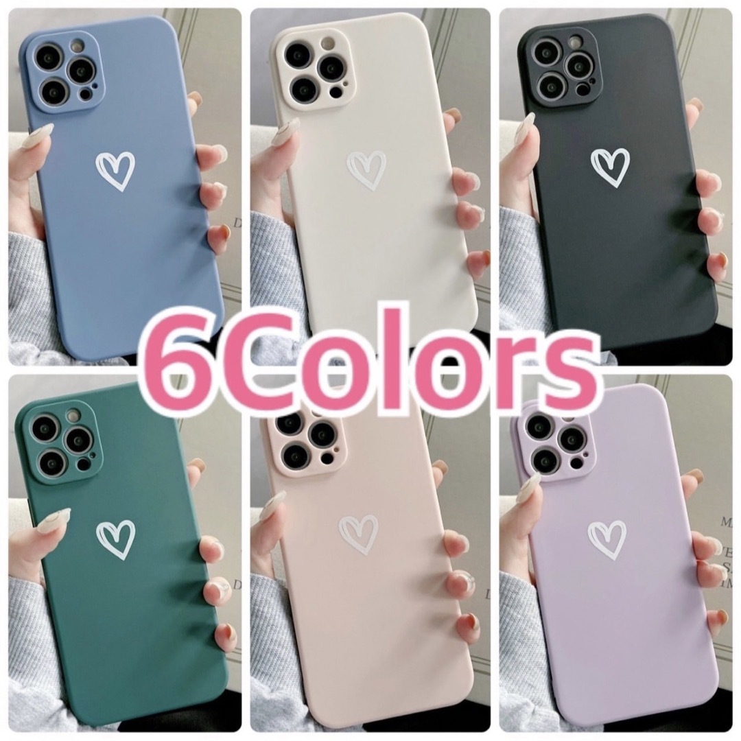 【iPhone11pro】iPhoneケース ピンク ハート 手書き スマホ/家電/カメラのスマホアクセサリー(iPhoneケース)の商品写真