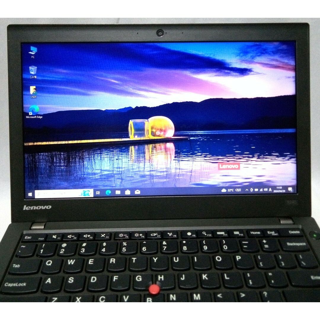 Lenovo(レノボ)のThinkPad X240 i5/8GBメモリ/756GBストレージ/オフィス スマホ/家電/カメラのPC/タブレット(ノートPC)の商品写真