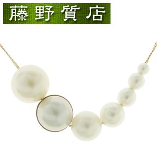 タサキ(TASAKI)のタサキ TASAKI 田崎 アルルカン パール ネックレス K18 YG × パール 7粒 ペンダント 8846(ネックレス)