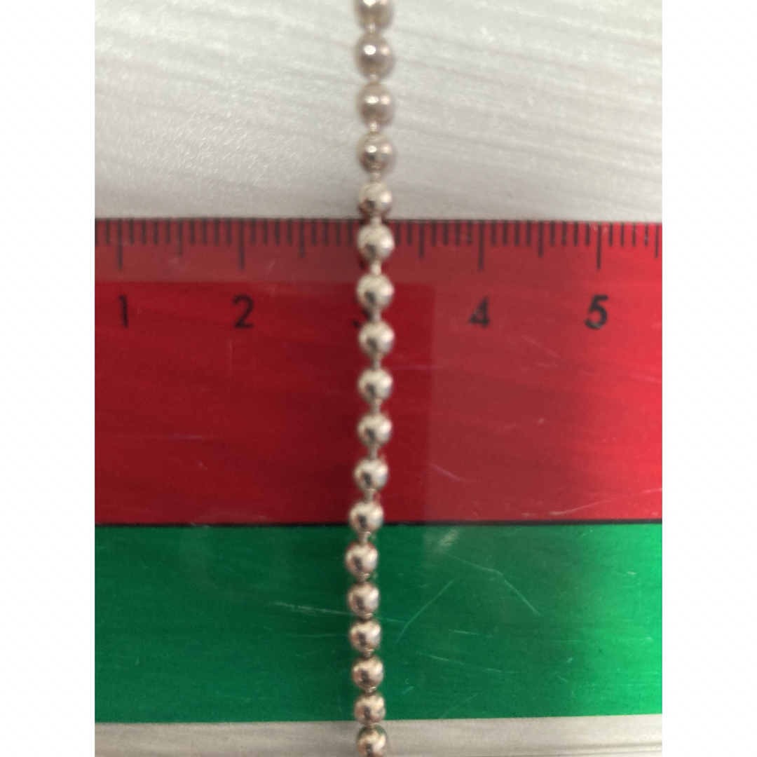 シルバー925 ボールチェーン　60cm メンズのアクセサリー(ネックレス)の商品写真