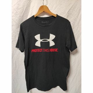 アンダーアーマー(UNDER ARMOUR)のアンダーアーマー トップス Tシャツ 半袖 黒 メンズ M(Tシャツ/カットソー(半袖/袖なし))