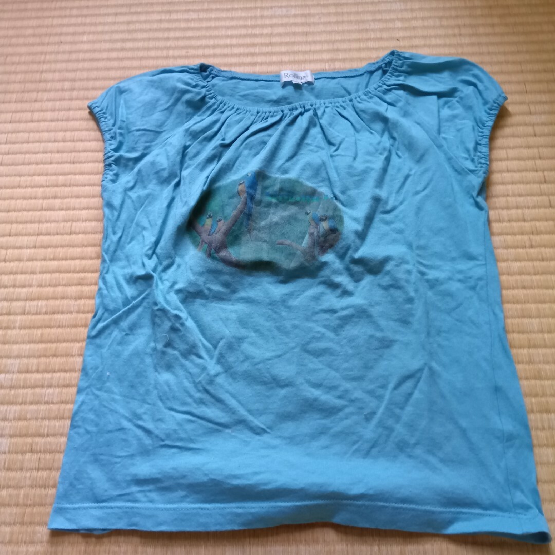 グリーン　ノースリーブカットソーM メンズのトップス(Tシャツ/カットソー(半袖/袖なし))の商品写真