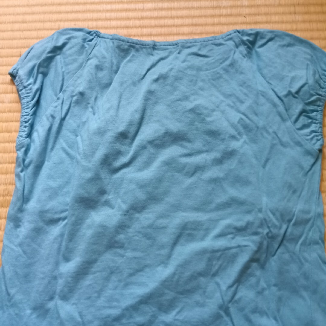 グリーン　ノースリーブカットソーM メンズのトップス(Tシャツ/カットソー(半袖/袖なし))の商品写真
