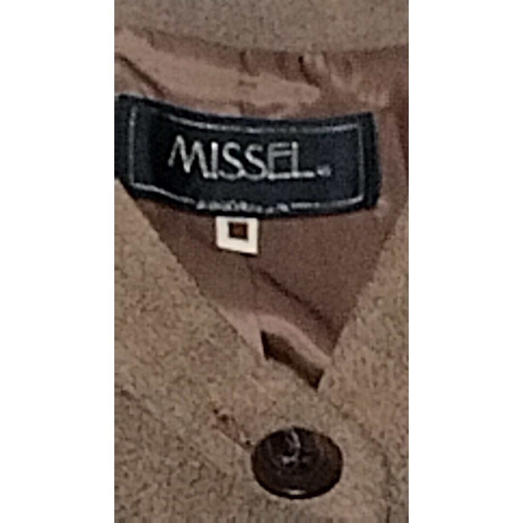 MISSEL(ミゼール)の未使用♥新品♥MISSEL♥セットアップ♥パンツスーツ♥茶色♥大きいサイズ♥15 レディースのフォーマル/ドレス(スーツ)の商品写真