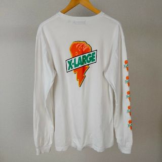 エクストララージ(XLARGE)のエクストララージXLARGE ストリート　ロンT 長袖　古着　デカロゴ(Tシャツ/カットソー(七分/長袖))