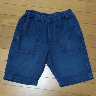 ユニクロ(UNIQLO)のktst53335様専用❤️ユニクロ デニム調やわらか ハーフパンツ 160(パンツ/スパッツ)