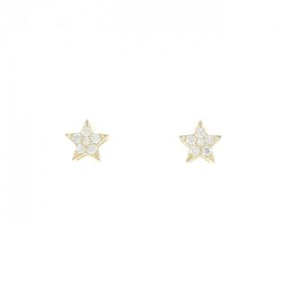 【リメイク】K18YG スター ダイヤモンド ピアス 0.12CT(ピアス)