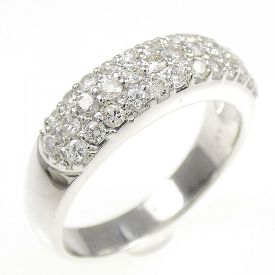 K18WG パヴェ ダイヤモンド リング 0.50CT レディースのアクセサリー(リング(指輪))の商品写真