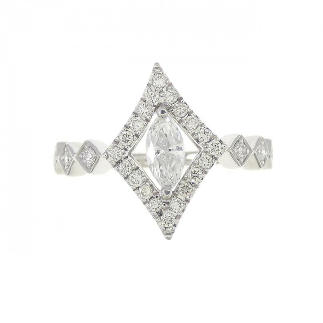 K18WG ダイヤモンド リング 0.23CT レディースのアクセサリー(リング(指輪))の商品写真