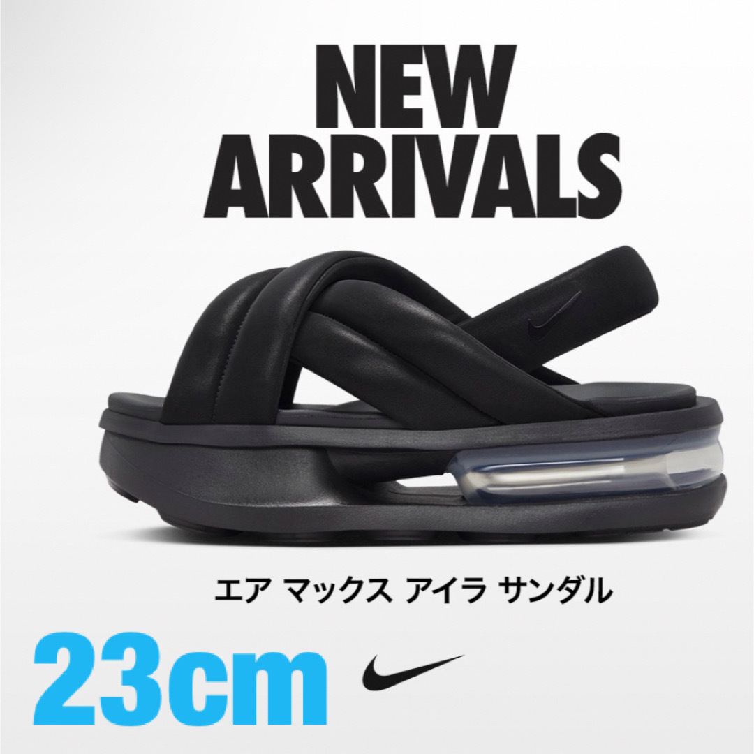 NIKE(ナイキ)のナイキ ウィメンズ エアマックス アイラ サンダル ブラック　23cm レディースの靴/シューズ(サンダル)の商品写真