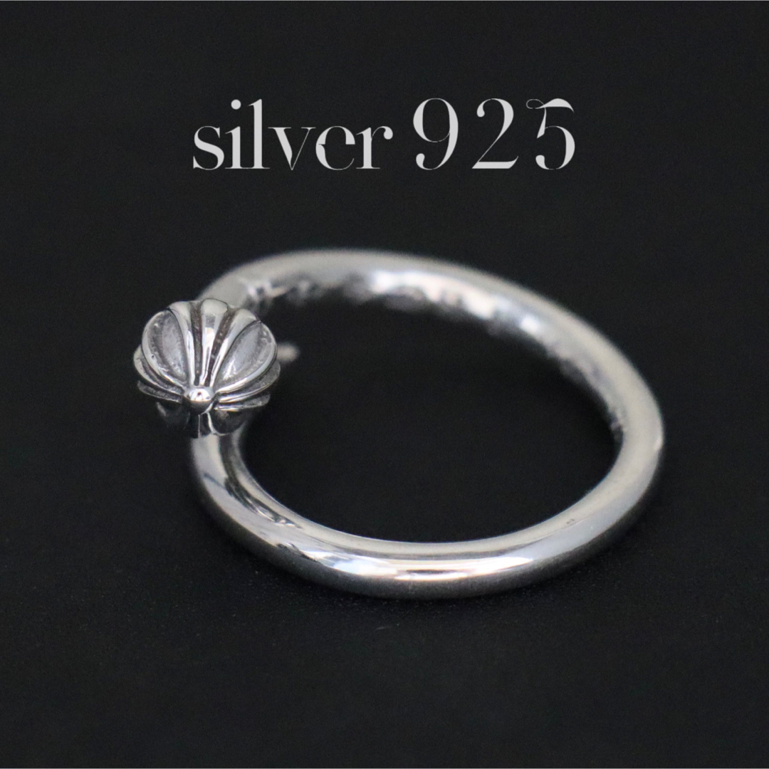 クロスボール オープンリング 釘指輪 シルバー925 silver925 十字架 メンズのアクセサリー(リング(指輪))の商品写真