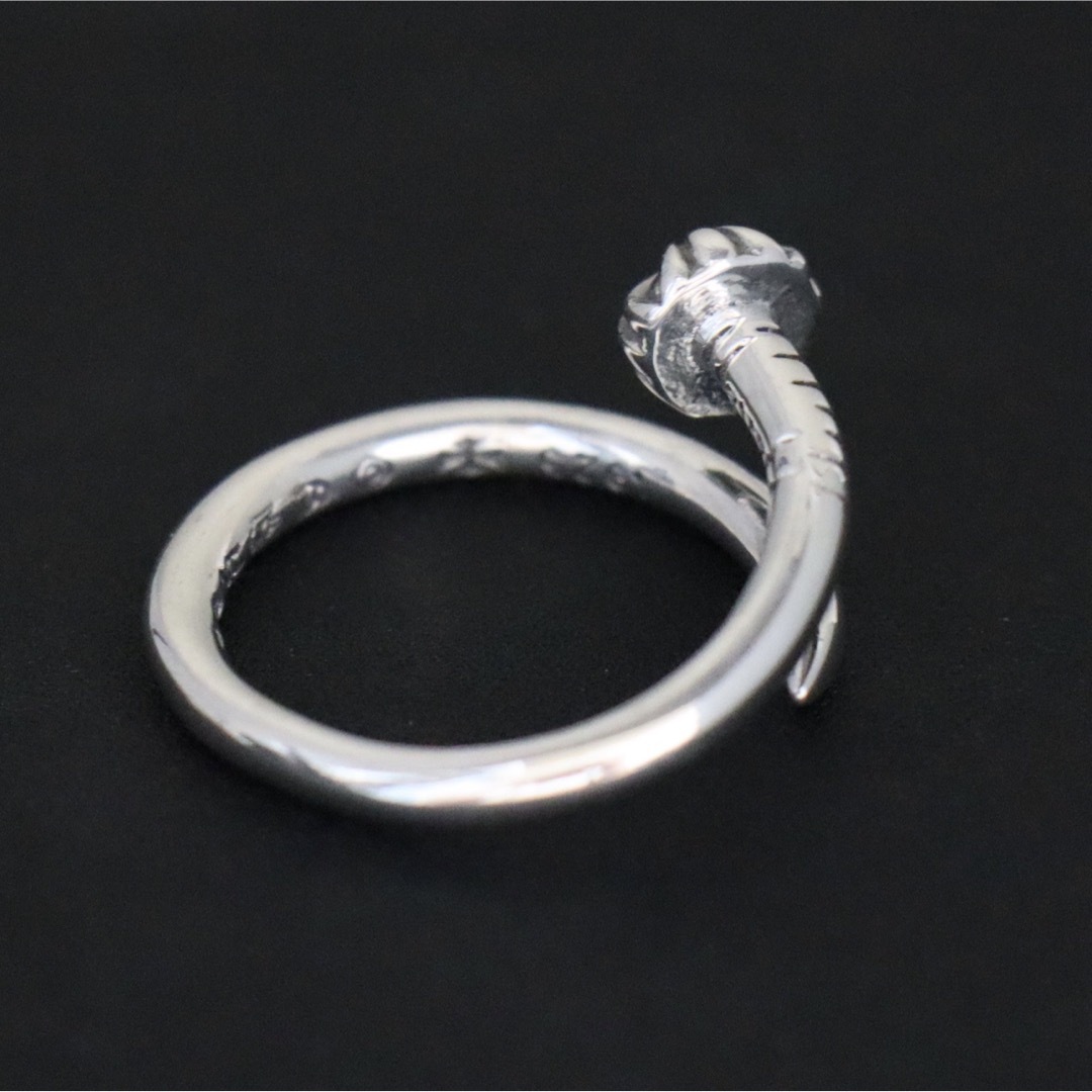 クロスボール オープンリング 釘指輪 シルバー925 silver925 十字架 メンズのアクセサリー(リング(指輪))の商品写真