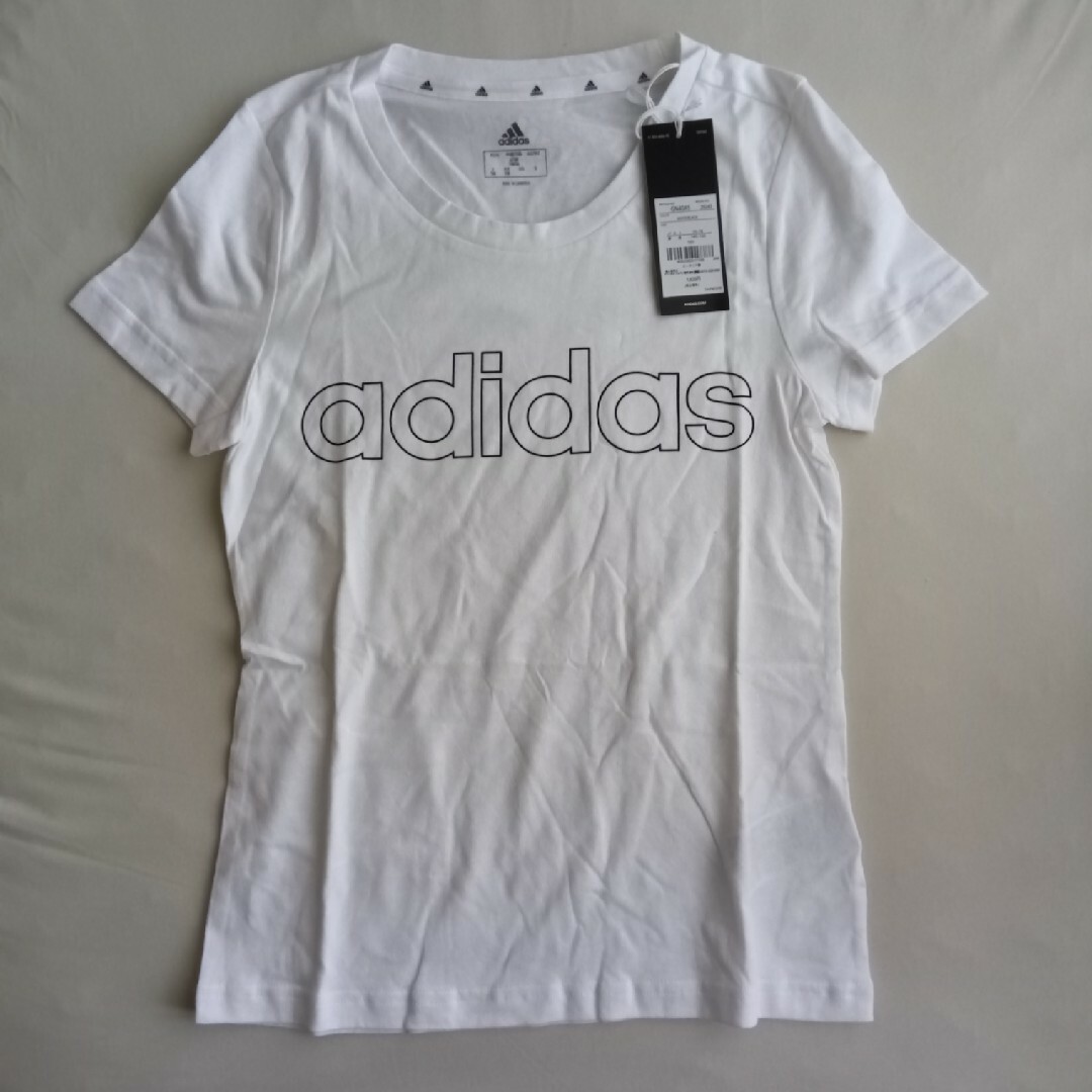 adidas(アディダス)のadidas  Tシャツ  半袖 キッズ/ベビー/マタニティのキッズ服女の子用(90cm~)(Tシャツ/カットソー)の商品写真