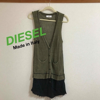DIESEL - Diesel ⭐︎ワンピースジレ⭐︎ディーゼル⭐︎ニット⭐︎ベスト