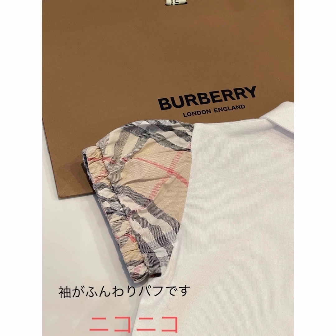 BURBERRY(バーバリー)のバーバリーチルドレン　ポロシャツ　120㎝　美品です！ キッズ/ベビー/マタニティのキッズ服女の子用(90cm~)(Tシャツ/カットソー)の商品写真