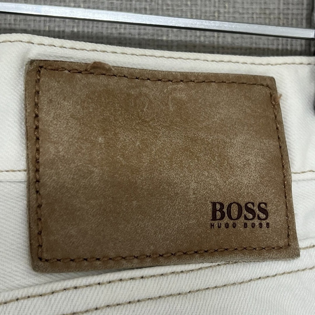 HUGO BOSS(ヒューゴボス)の使用感・黄ばみ ヒューゴボス/Hugo Boss 白パンツ M 約4万円 メンズのパンツ(スラックス)の商品写真