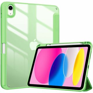 色:グリーンProCase iPad 10世代 ケース 2022 10.9イ(タブレット)