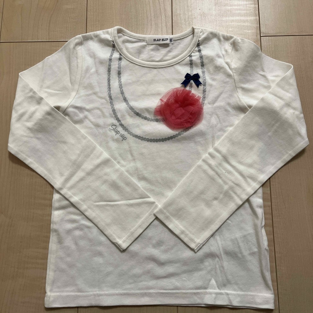 SLAP SLIP(スラップスリップ)のSLAPSLIP ロンT 130cm キッズ/ベビー/マタニティのキッズ服女の子用(90cm~)(Tシャツ/カットソー)の商品写真