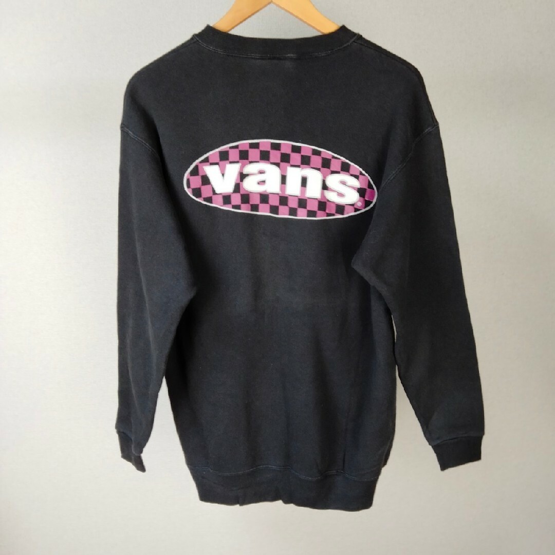 VANS(ヴァンズ)の90s USA デカロゴ　VANS スウェット　トレーナー　古着　ストリート メンズのトップス(スウェット)の商品写真