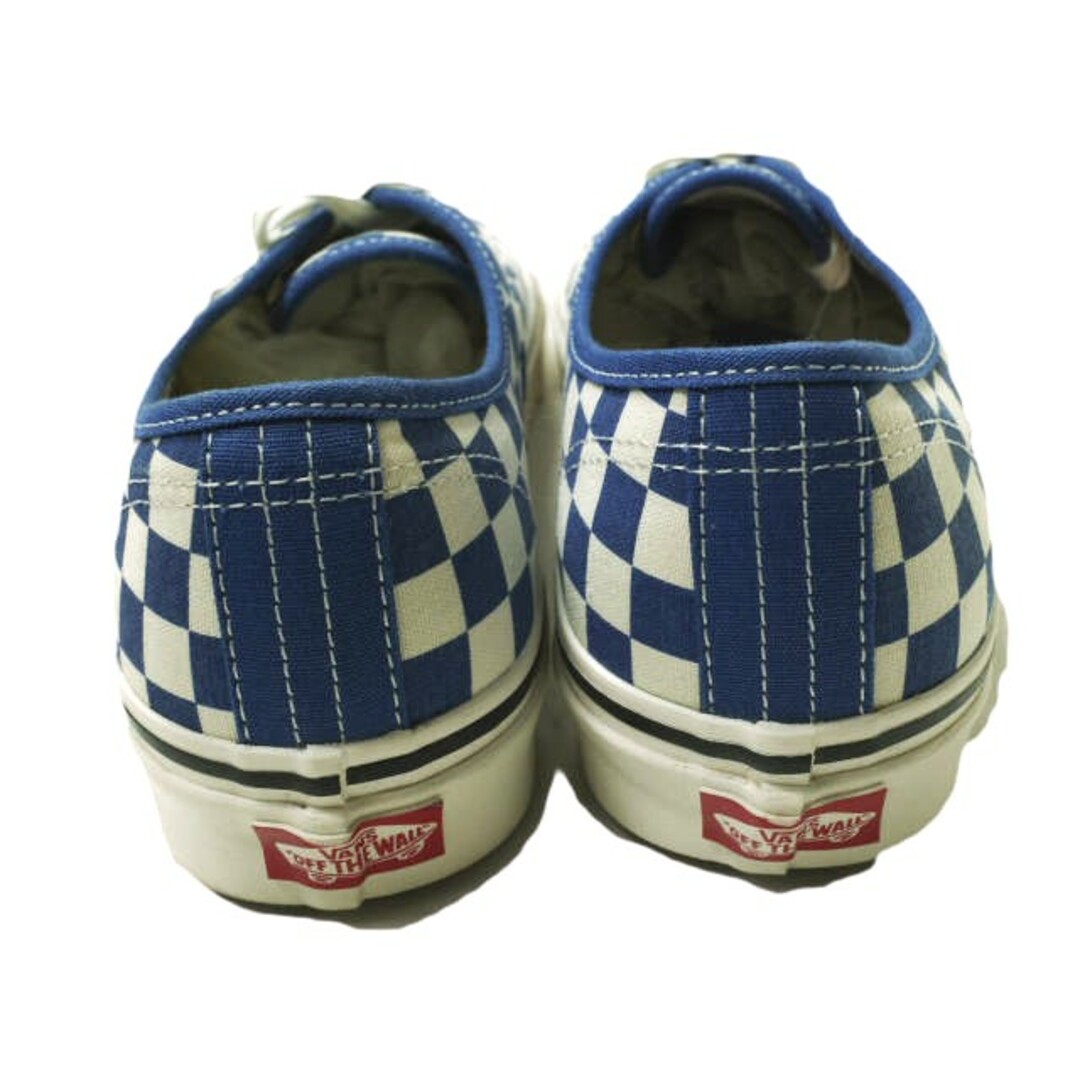 VANS(ヴァンズ)のVANS バンズ AUTHENTIC 44 DX ANAHEIM FACTORY オーセンティック 44 DX アナファイムファクトリー VN0A38ENVKX US9(27cm) OG BLUE/CHECK ULTRA CUSH チェッカーボード スニーカー シューズ【新古品】【中古】【VANS】 メンズの靴/シューズ(スニーカー)の商品写真