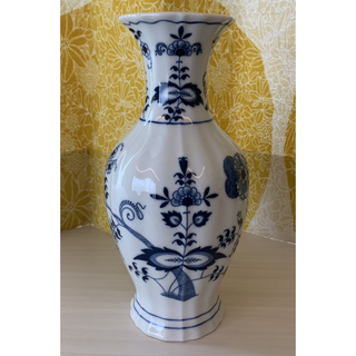 【美品】BIue Danube ブルダニューブ　花瓶　フラワーベース(花瓶)