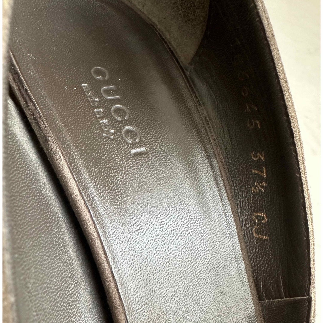 Gucci(グッチ)のGUCCI グッチ　37 1/2 スエードパンプス　186645 レディースの靴/シューズ(ハイヒール/パンプス)の商品写真