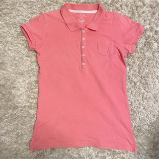 ユニクロ(UNIQLO)のUNIQLO ユニクロ　ピンク　ポロシャツ　150 半袖Tシャツ(Tシャツ/カットソー)