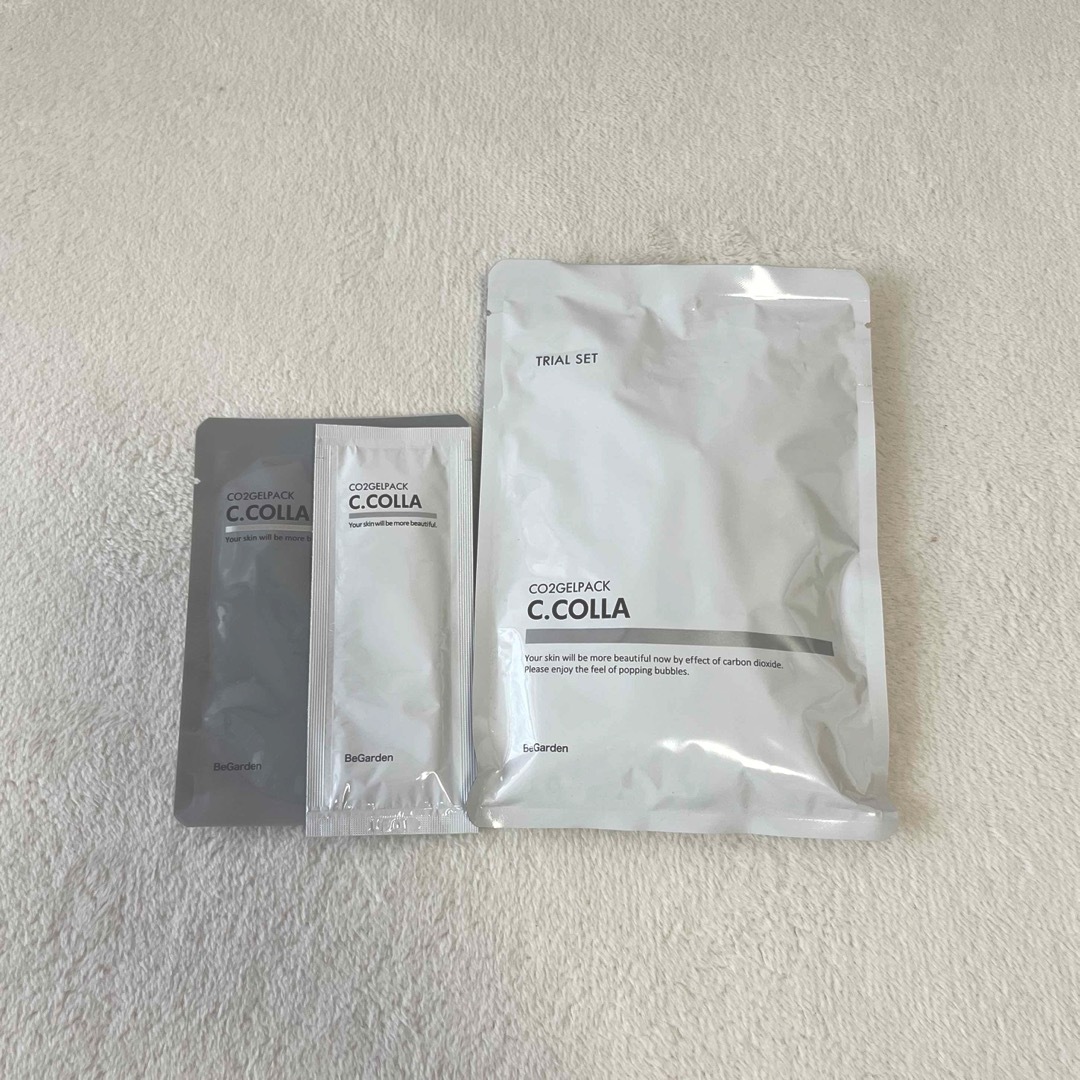 シーコラ　炭酸ジェルパック  トライアルセットー3包➕1包 (計4包) コスメ/美容のスキンケア/基礎化粧品(パック/フェイスマスク)の商品写真