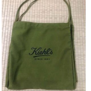 キールズ　バック　Kiehl's トートバック　ノベルティ　カーキ(エコバッグ)