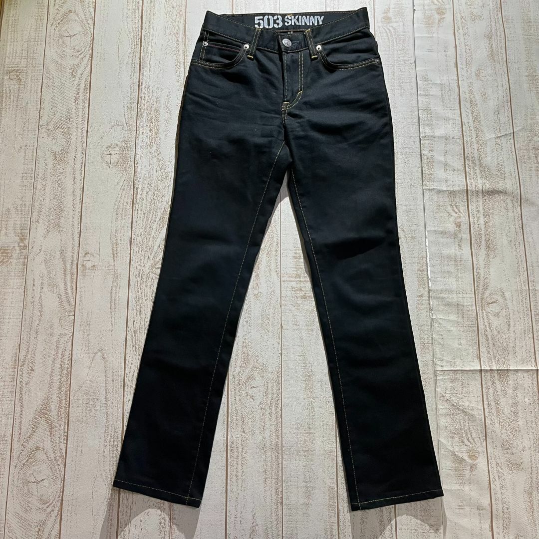 EDWIN(エドウィン)の【EDWIN】エドウィン EG5036 SUPER SKINNY ブラックデニム メンズのパンツ(デニム/ジーンズ)の商品写真